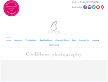 Tablet Screenshot of coolbluezphotography.com